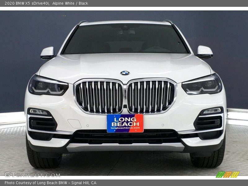 Alpine White / Black 2020 BMW X5 sDrive40i