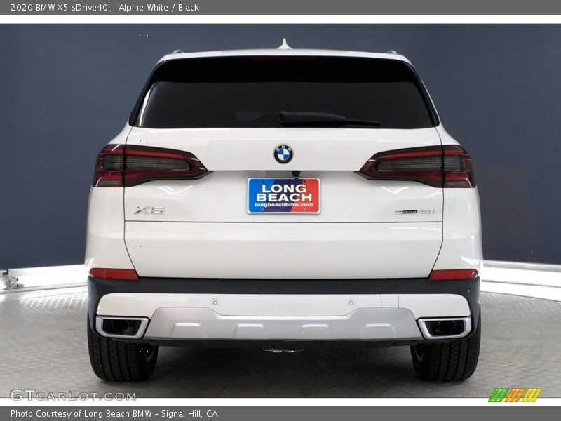 Alpine White / Black 2020 BMW X5 sDrive40i