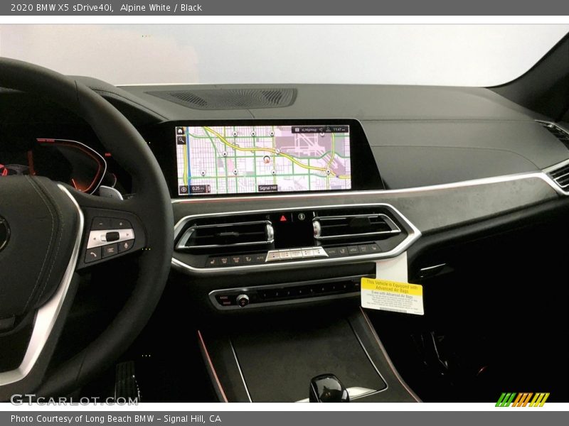 Alpine White / Black 2020 BMW X5 sDrive40i