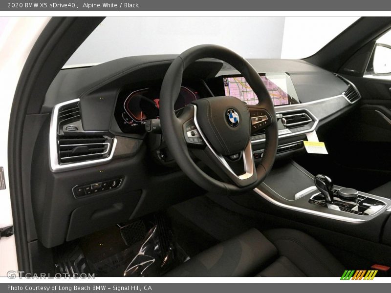 Alpine White / Black 2020 BMW X5 sDrive40i