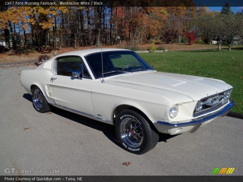 Front 3/4 View of 1967 Mustang Fastback