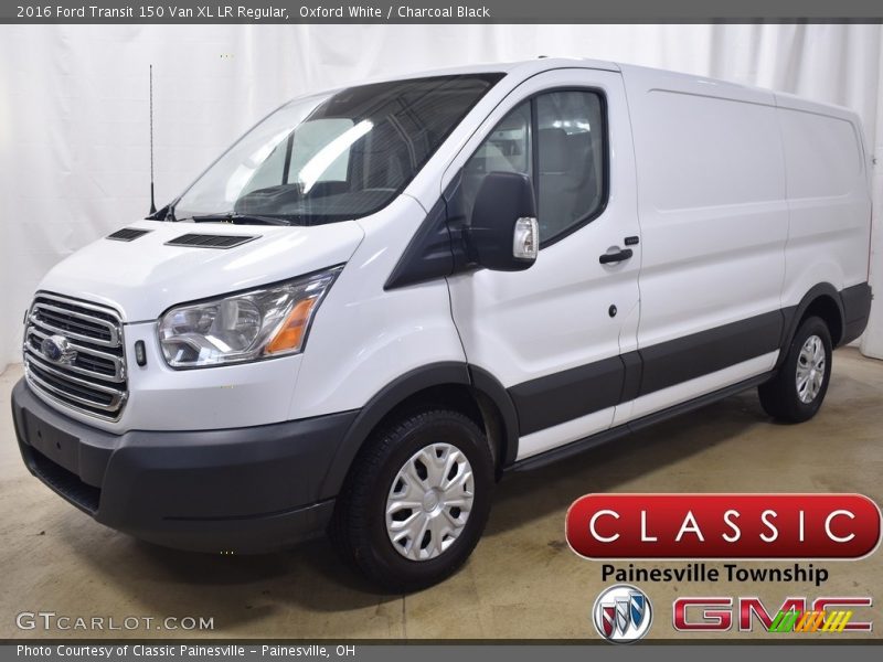 Oxford White / Charcoal Black 2016 Ford Transit 150 Van XL LR Regular