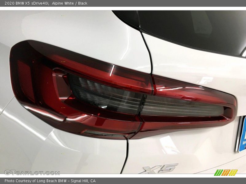 Alpine White / Black 2020 BMW X5 sDrive40i