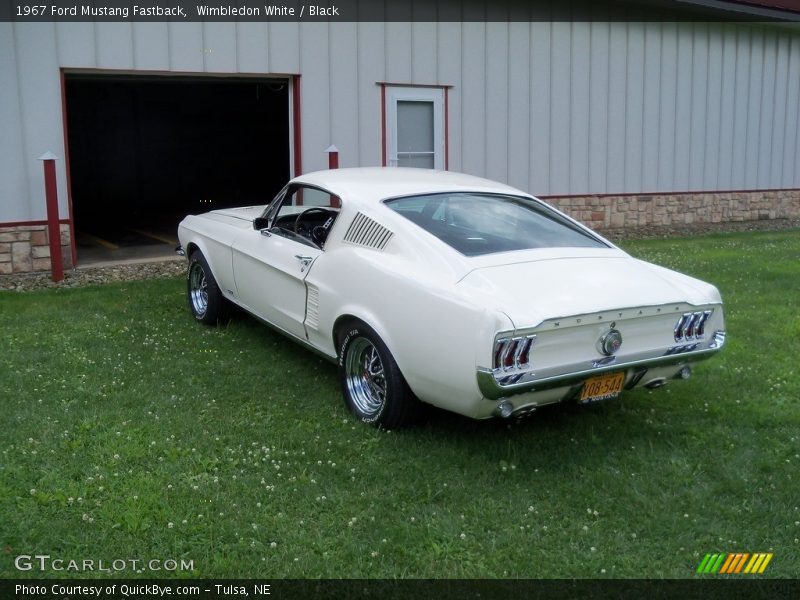 Wimbledon White / Black 1967 Ford Mustang Fastback