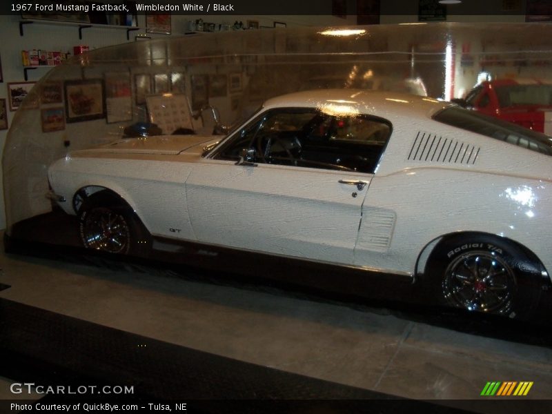 Wimbledon White / Black 1967 Ford Mustang Fastback
