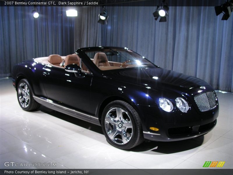 Dark Sapphire / Saddle 2007 Bentley Continental GTC