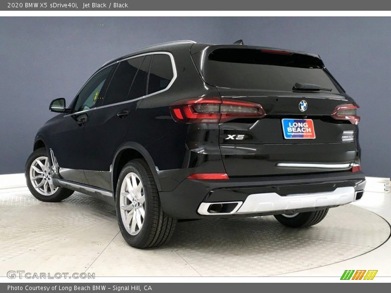 Jet Black / Black 2020 BMW X5 sDrive40i