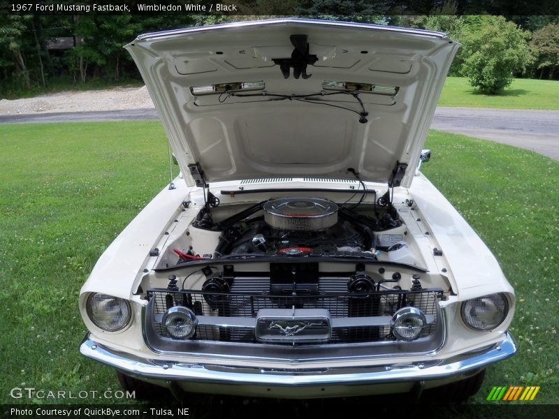 Wimbledon White / Black 1967 Ford Mustang Fastback