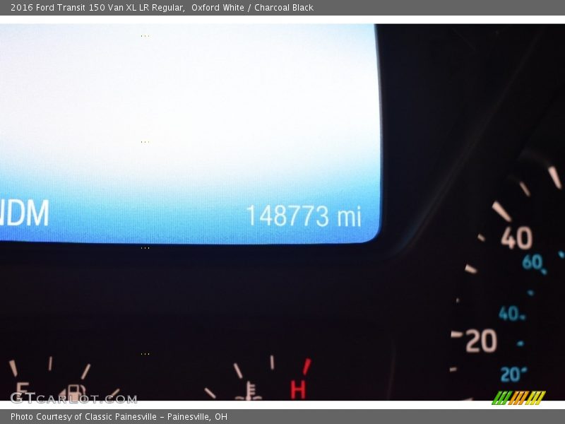 Oxford White / Charcoal Black 2016 Ford Transit 150 Van XL LR Regular