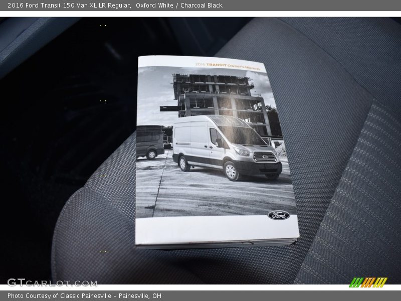 Oxford White / Charcoal Black 2016 Ford Transit 150 Van XL LR Regular