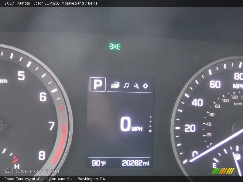 Mojave Sand / Beige 2017 Hyundai Tucson SE AWD