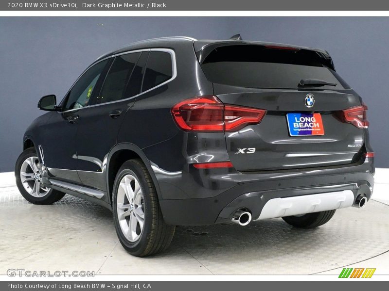 Dark Graphite Metallic / Black 2020 BMW X3 sDrive30i