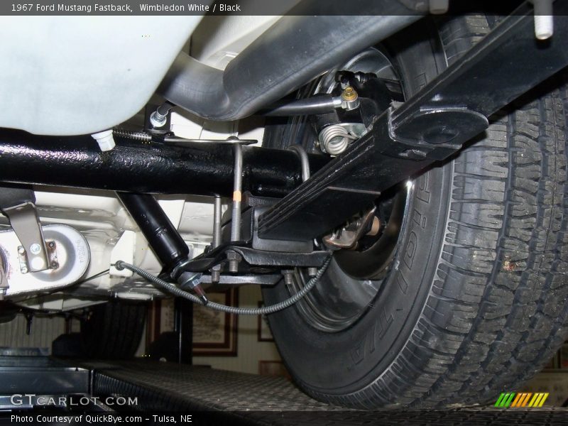 Undercarriage of 1967 Mustang Fastback