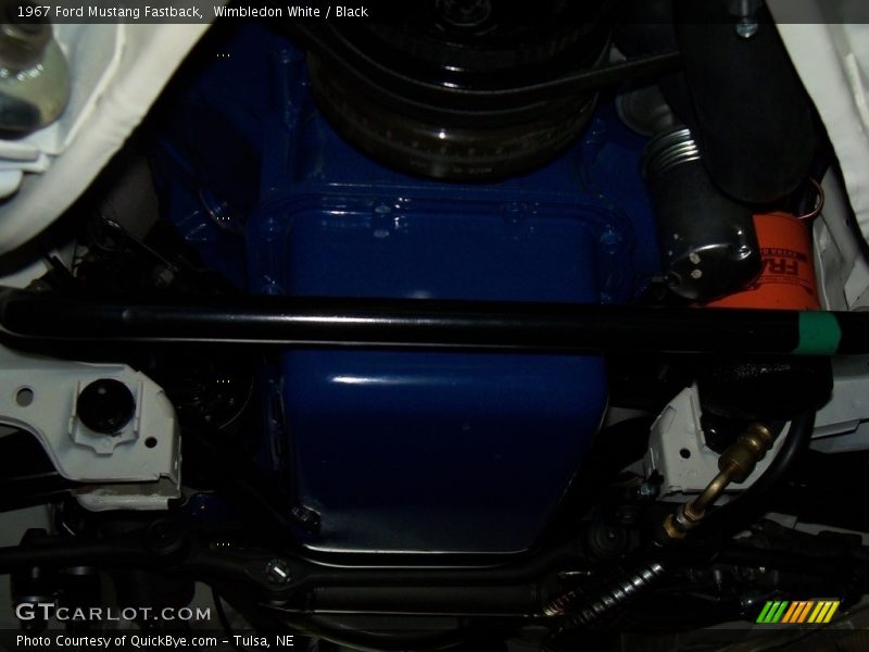 Wimbledon White / Black 1967 Ford Mustang Fastback