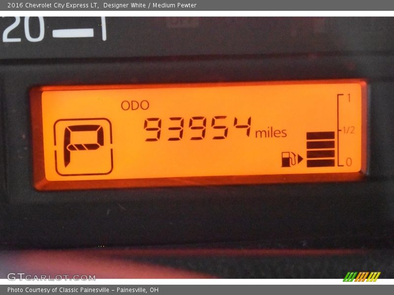 Designer White / Medium Pewter 2016 Chevrolet City Express LT