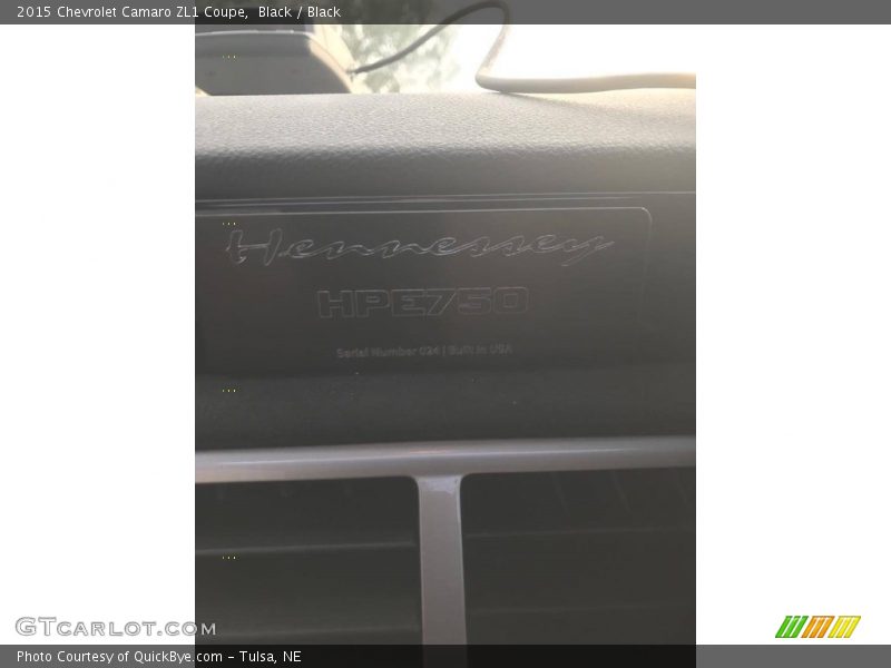 Black / Black 2015 Chevrolet Camaro ZL1 Coupe