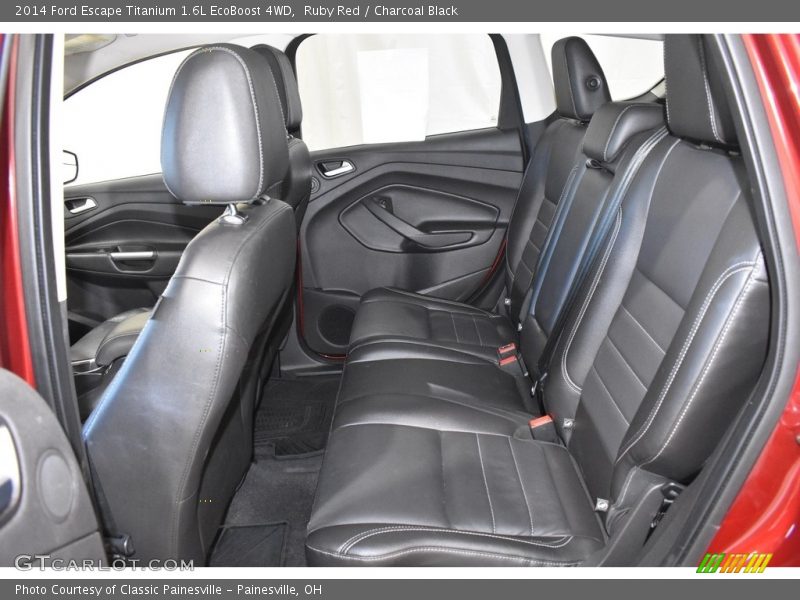 Ruby Red / Charcoal Black 2014 Ford Escape Titanium 1.6L EcoBoost 4WD