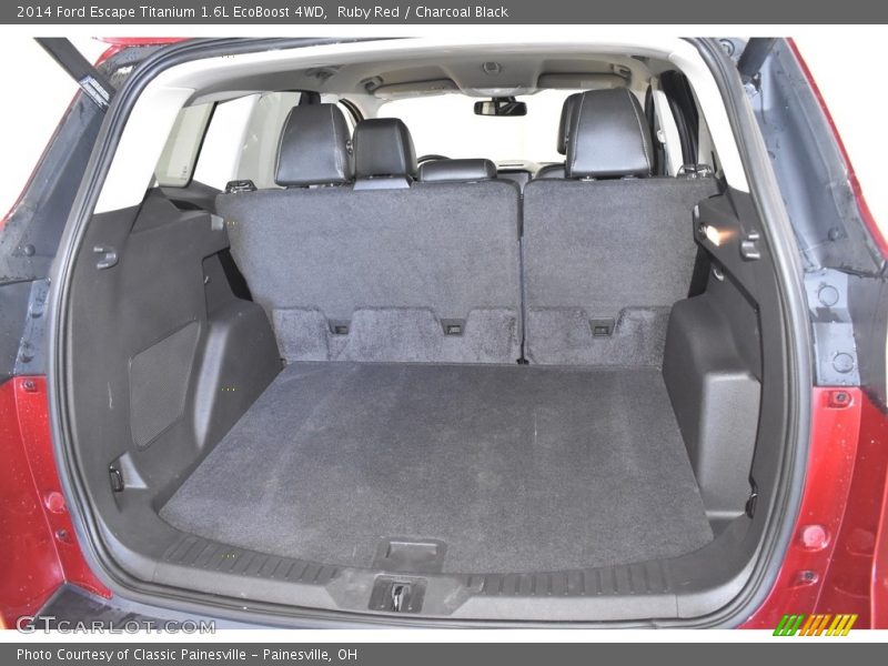Ruby Red / Charcoal Black 2014 Ford Escape Titanium 1.6L EcoBoost 4WD