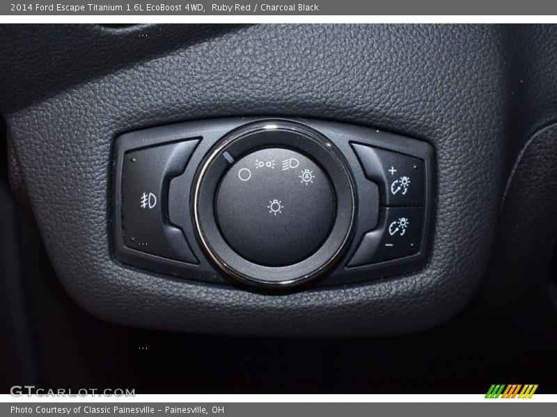 Ruby Red / Charcoal Black 2014 Ford Escape Titanium 1.6L EcoBoost 4WD