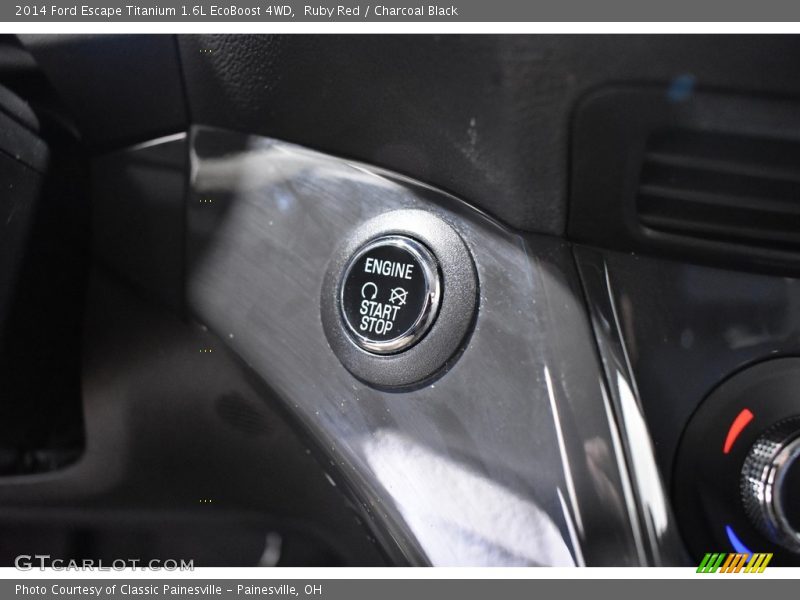 Ruby Red / Charcoal Black 2014 Ford Escape Titanium 1.6L EcoBoost 4WD