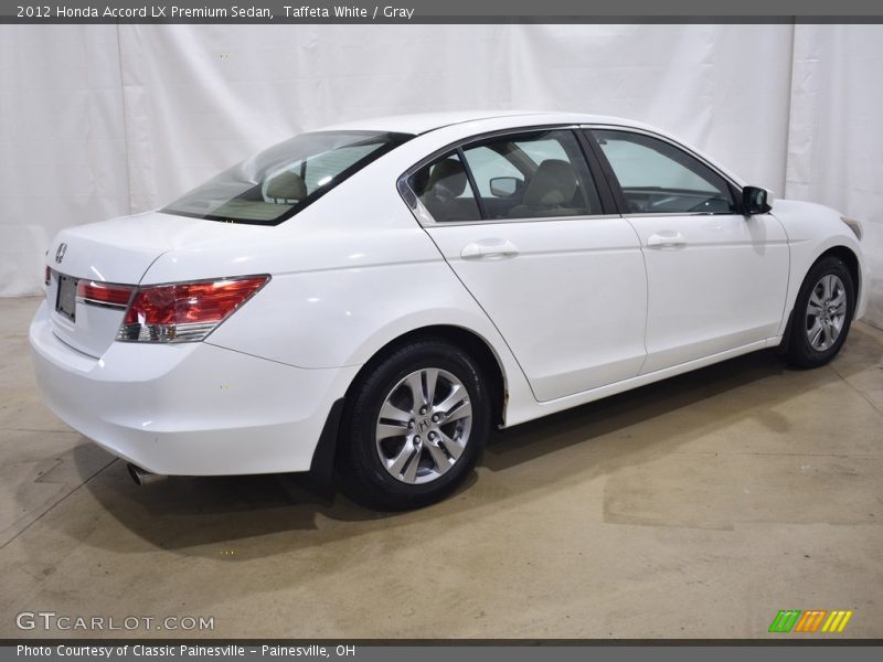 Taffeta White / Gray 2012 Honda Accord LX Premium Sedan