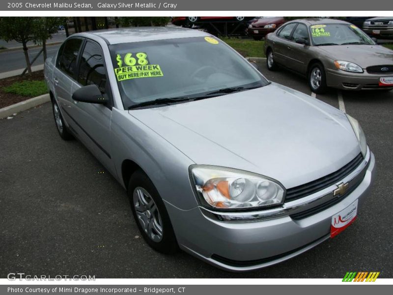 Galaxy Silver Metallic / Gray 2005 Chevrolet Malibu Sedan