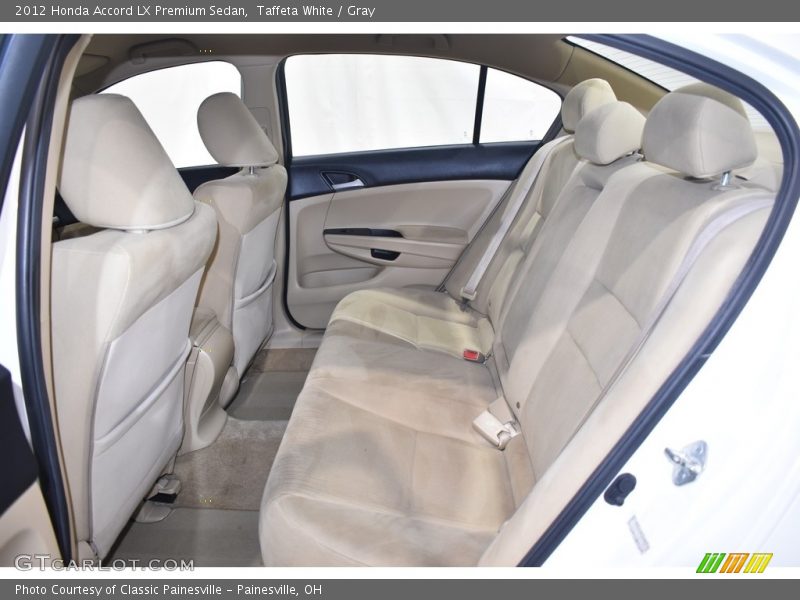 Taffeta White / Gray 2012 Honda Accord LX Premium Sedan