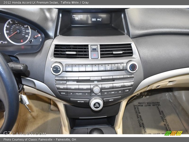 Taffeta White / Gray 2012 Honda Accord LX Premium Sedan