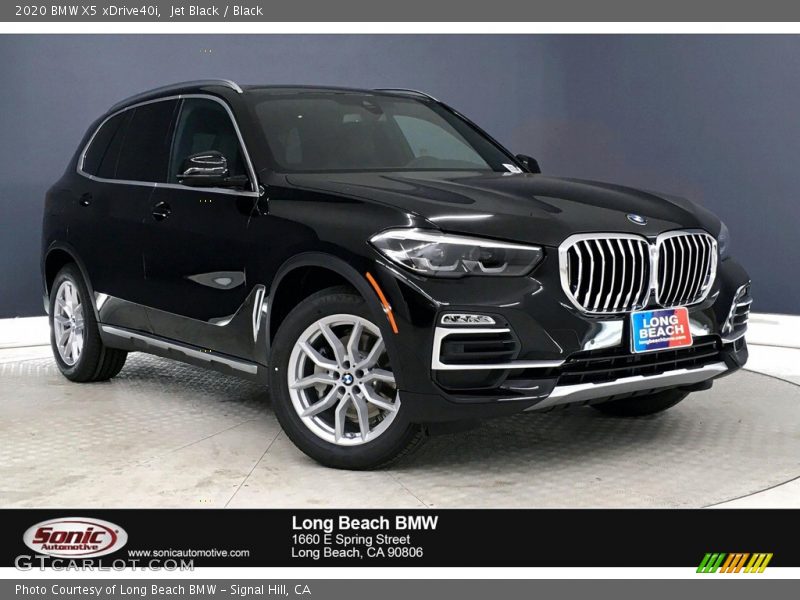 Jet Black / Black 2020 BMW X5 xDrive40i