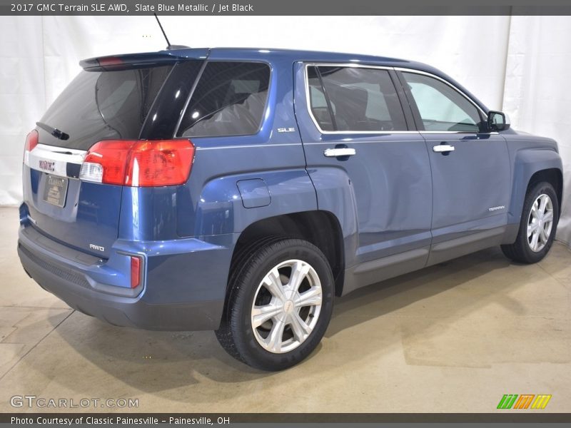 Slate Blue Metallic / Jet Black 2017 GMC Terrain SLE AWD
