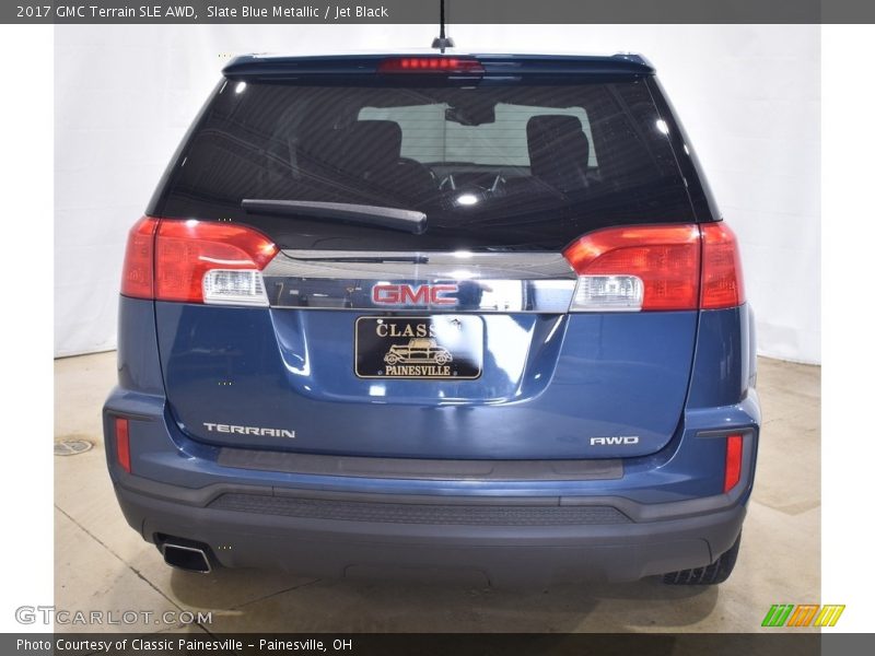 Slate Blue Metallic / Jet Black 2017 GMC Terrain SLE AWD