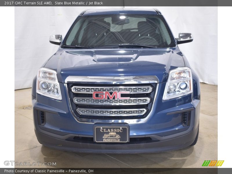 Slate Blue Metallic / Jet Black 2017 GMC Terrain SLE AWD