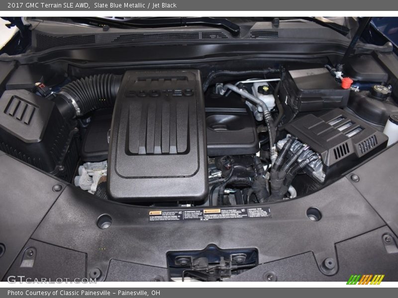 Slate Blue Metallic / Jet Black 2017 GMC Terrain SLE AWD