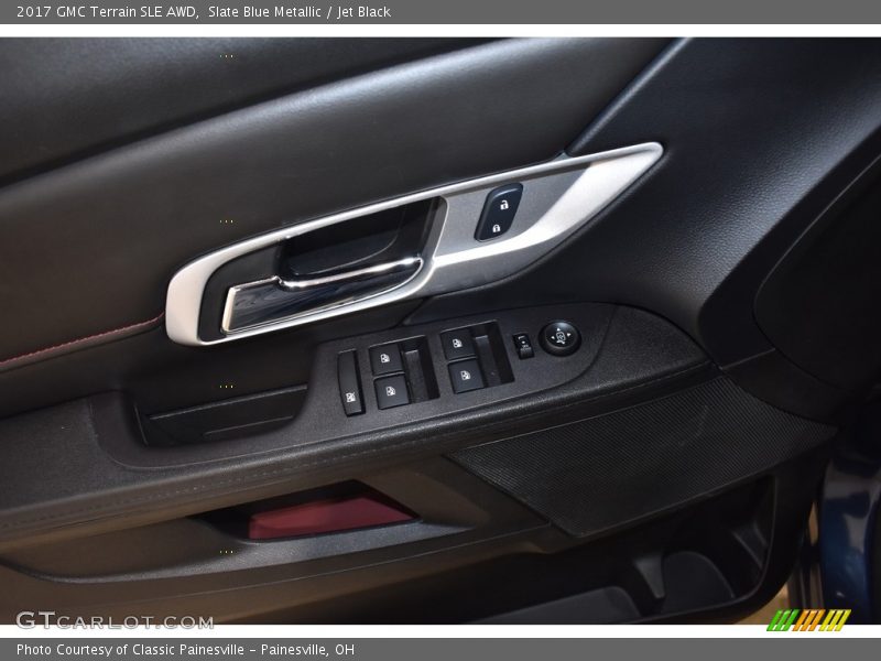 Slate Blue Metallic / Jet Black 2017 GMC Terrain SLE AWD