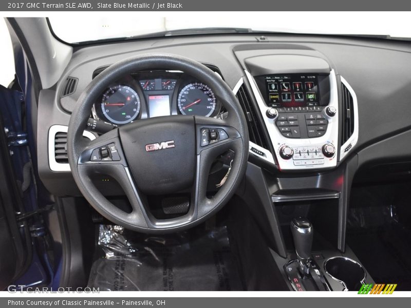 Slate Blue Metallic / Jet Black 2017 GMC Terrain SLE AWD