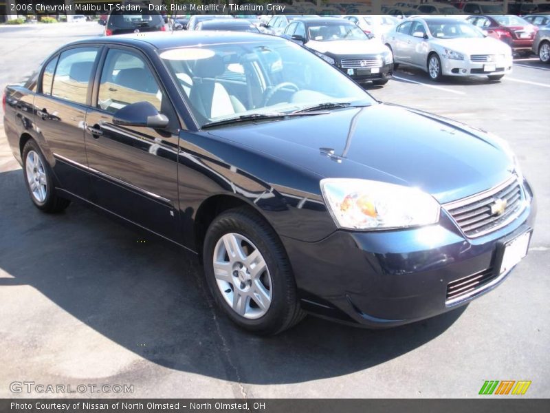Dark Blue Metallic / Titanium Gray 2006 Chevrolet Malibu LT Sedan
