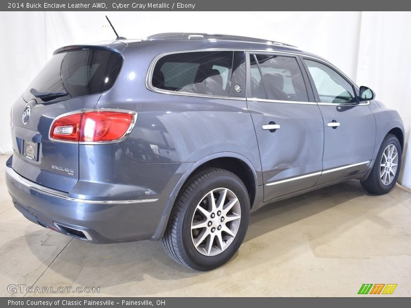 Cyber Gray Metallic / Ebony 2014 Buick Enclave Leather AWD