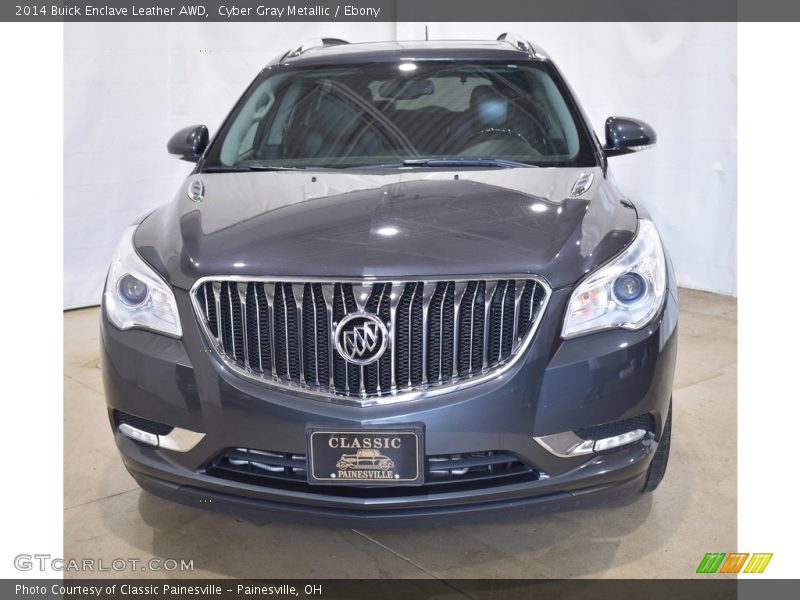 Cyber Gray Metallic / Ebony 2014 Buick Enclave Leather AWD