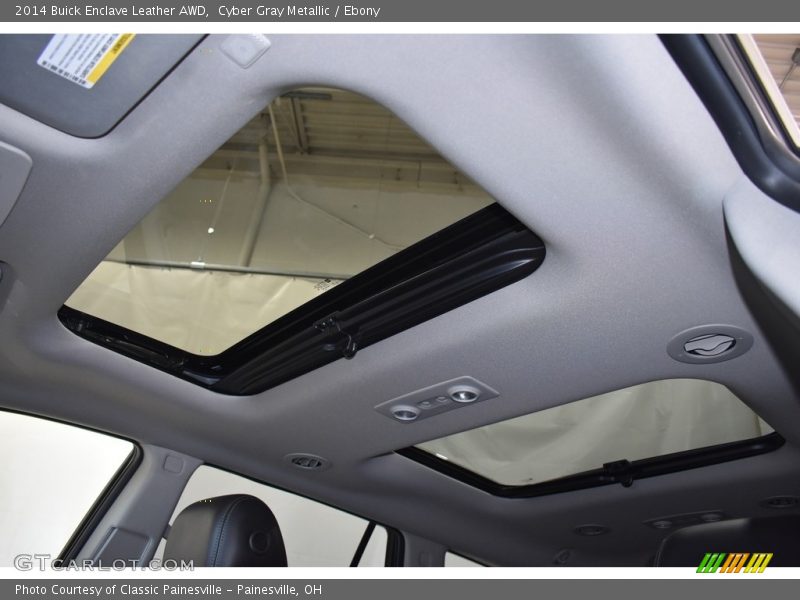 Cyber Gray Metallic / Ebony 2014 Buick Enclave Leather AWD