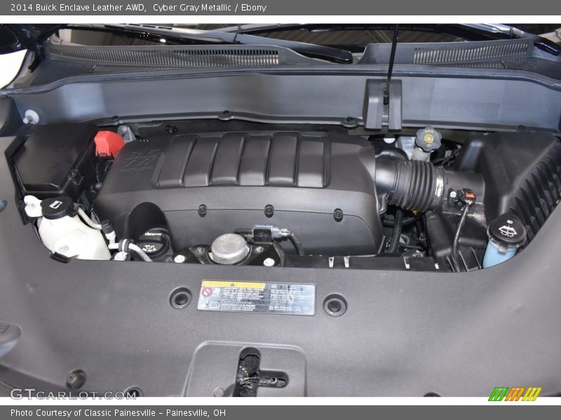 Cyber Gray Metallic / Ebony 2014 Buick Enclave Leather AWD