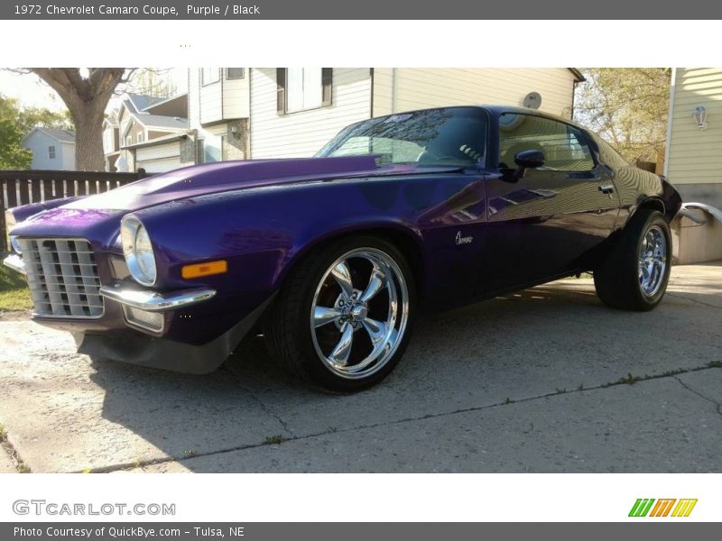 Purple / Black 1972 Chevrolet Camaro Coupe