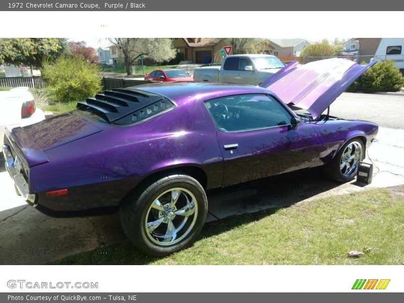 Purple / Black 1972 Chevrolet Camaro Coupe