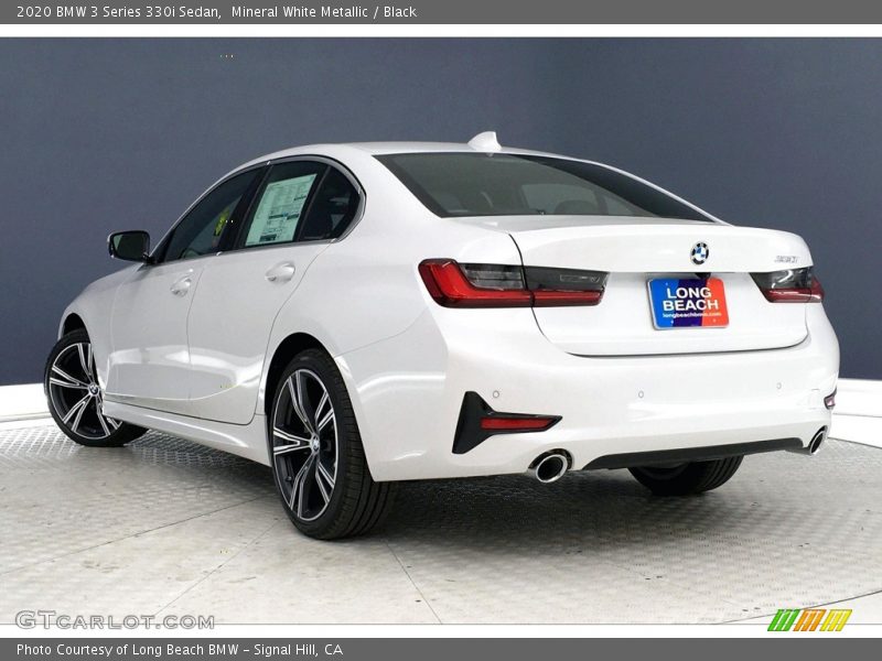 Mineral White Metallic / Black 2020 BMW 3 Series 330i Sedan