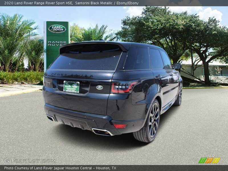 Santorini Black Metallic / Ebony/Ebony 2020 Land Rover Range Rover Sport HSE