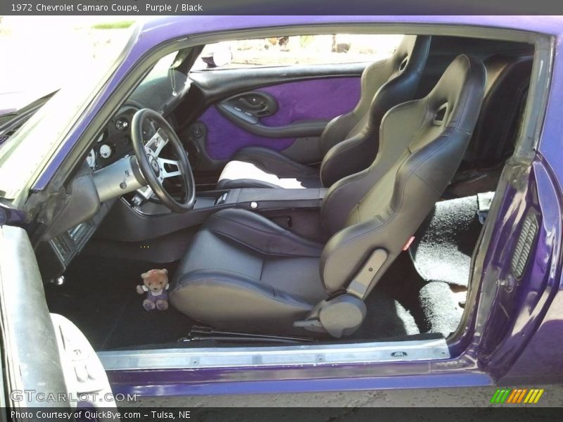 Purple / Black 1972 Chevrolet Camaro Coupe