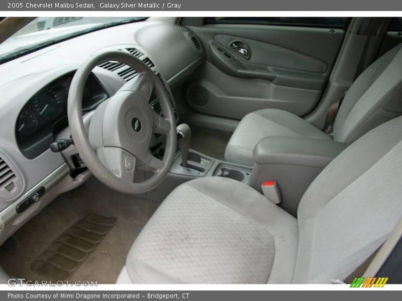 Galaxy Silver Metallic / Gray 2005 Chevrolet Malibu Sedan