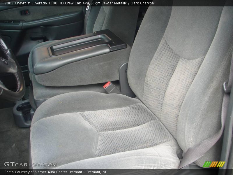 Light Pewter Metallic / Dark Charcoal 2003 Chevrolet Silverado 1500 HD Crew Cab 4x4