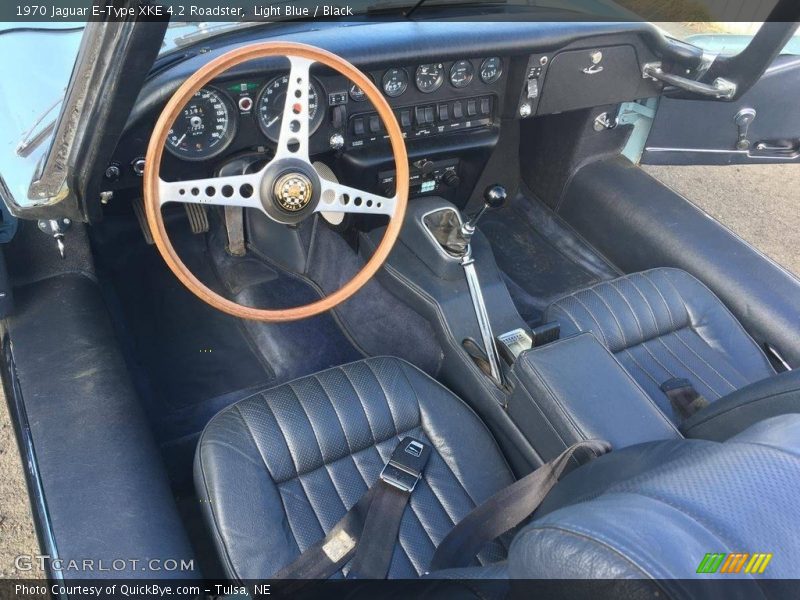  1970 E-Type XKE 4.2 Roadster Black Interior