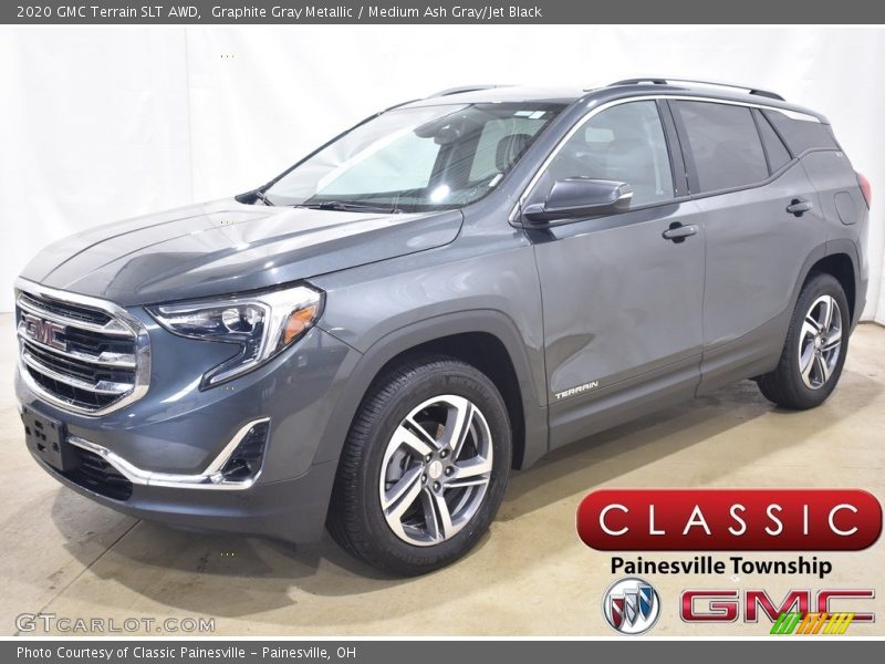 Graphite Gray Metallic / Medium Ash Gray/Jet Black 2020 GMC Terrain SLT AWD