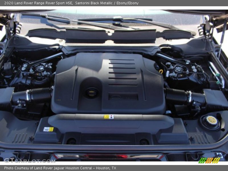 Santorini Black Metallic / Ebony/Ebony 2020 Land Rover Range Rover Sport HSE
